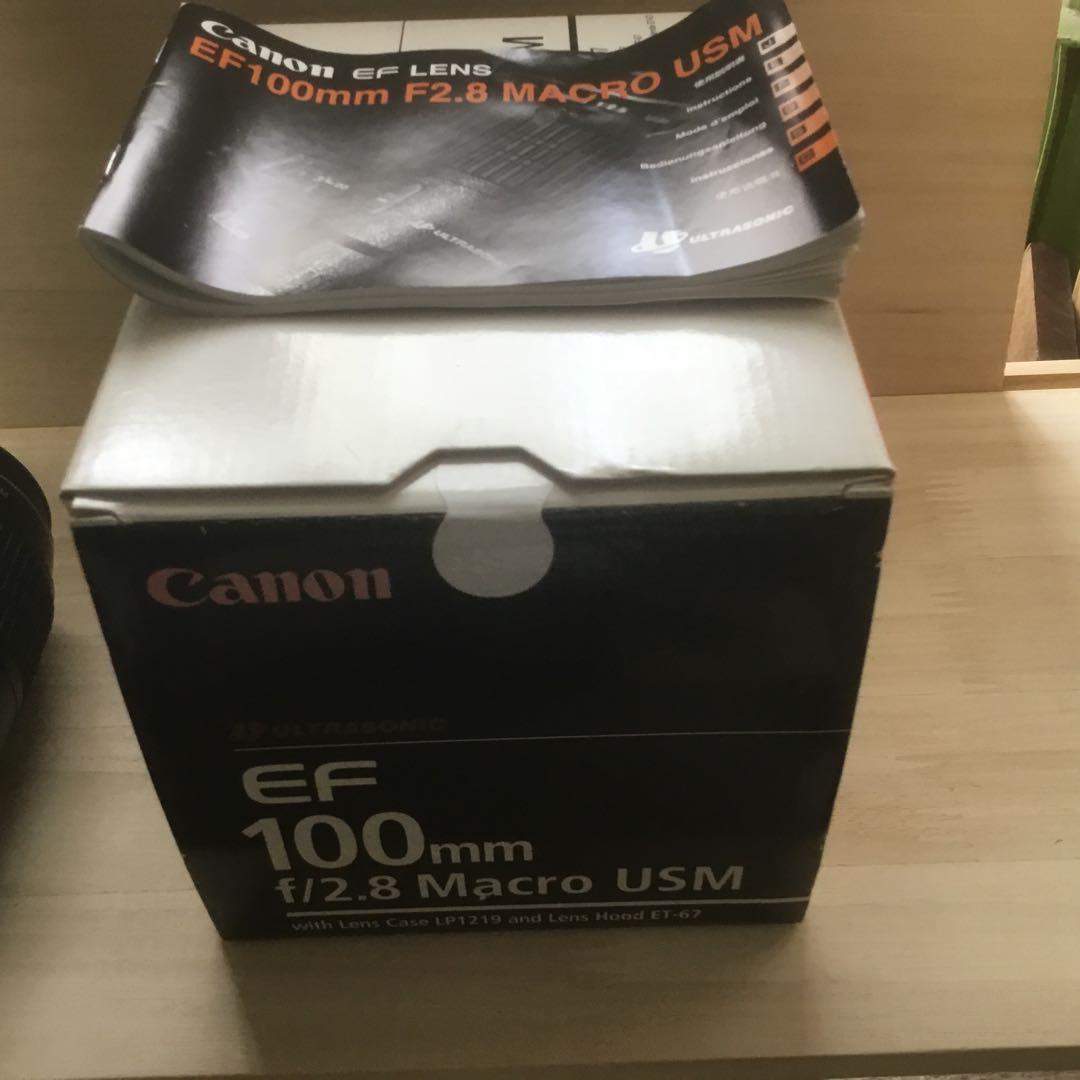 Canon EF100mm f2.8 Macro USM 動作確認済