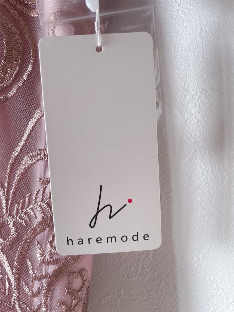 エンブロイダリーコクーンドレス ／ ピンク