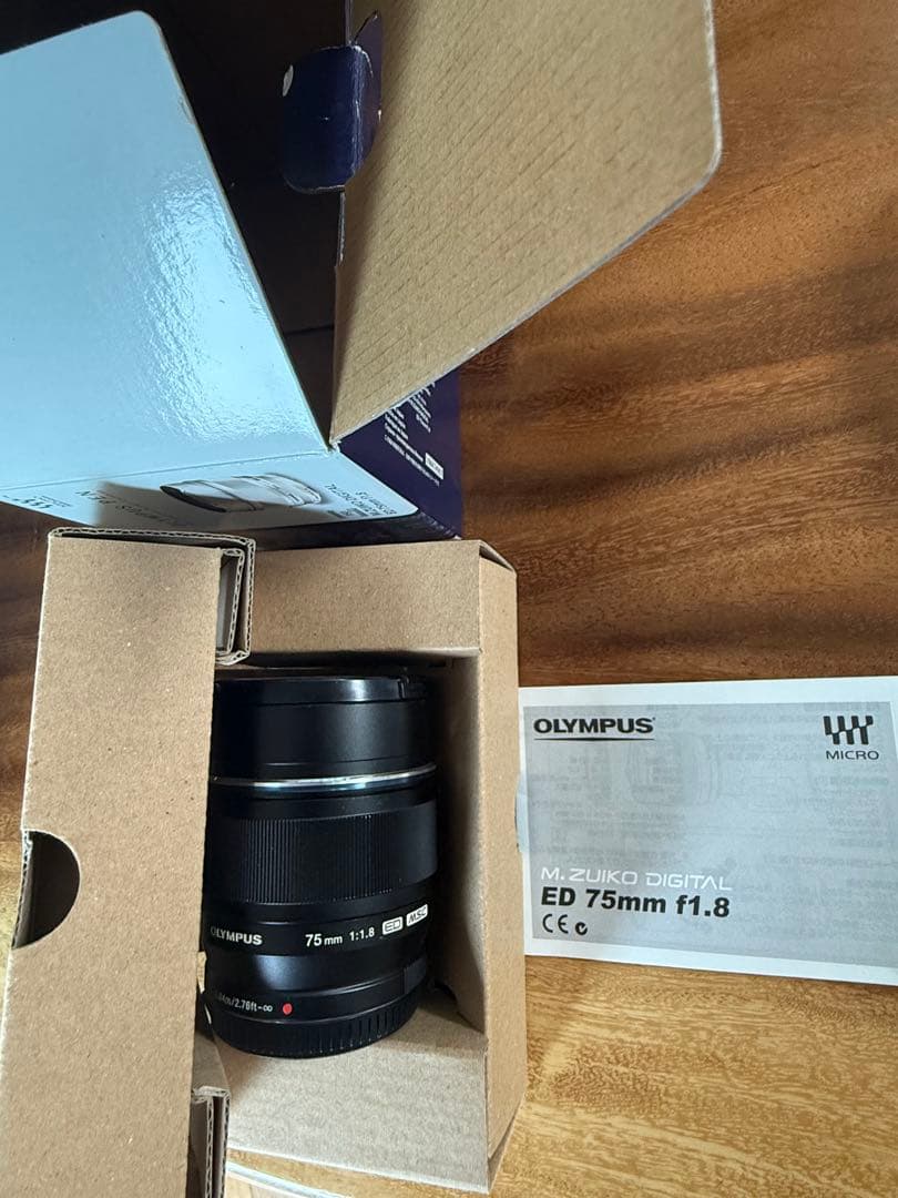 OLYMPUS M.ZUIKO DIGITAL ED 75mm f1.8 極美品