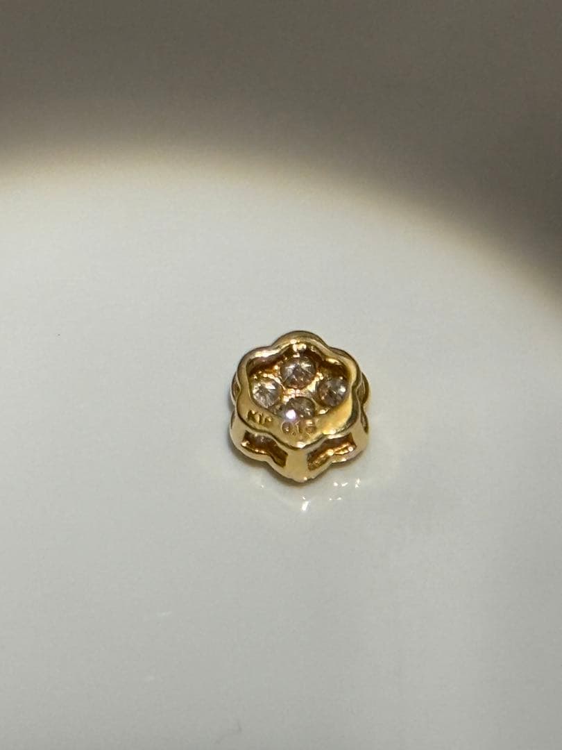 K18 ゴルド　ダイヤモンド　ペンダント　トップ