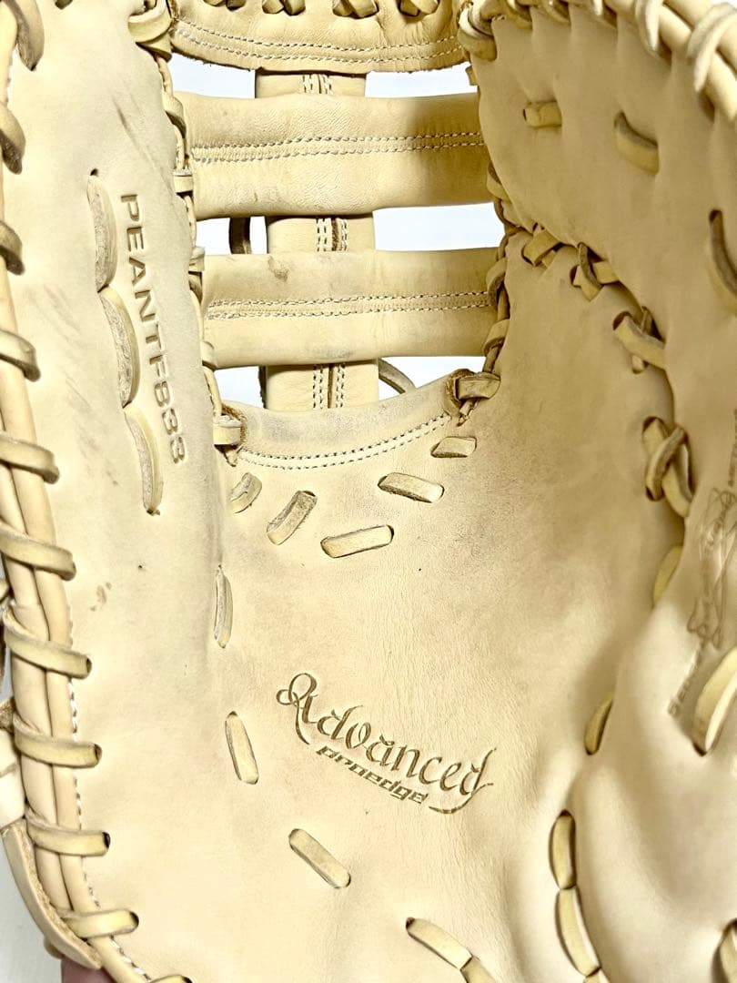 【美品】SSK プロエッジ　軟式　ファースミット　キャメル