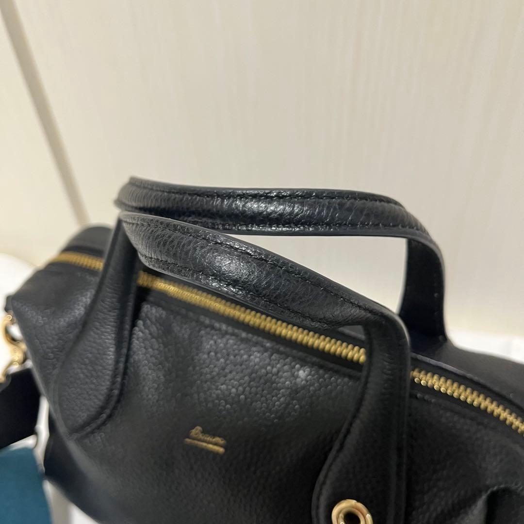 美品　16500円　BEAURE ヴュレ SHIPS カウレザー ボストンバッグ