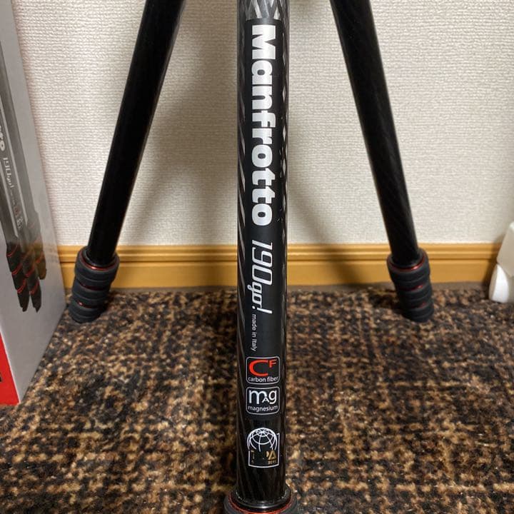 マンフロット　190go！m-lock carbon 3way雲台