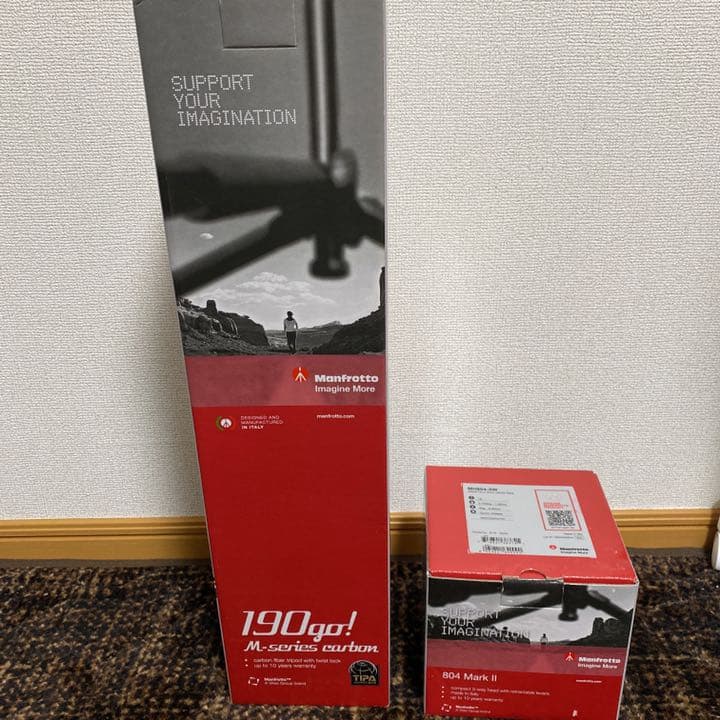 マンフロット　190go！m-lock carbon 3way雲台