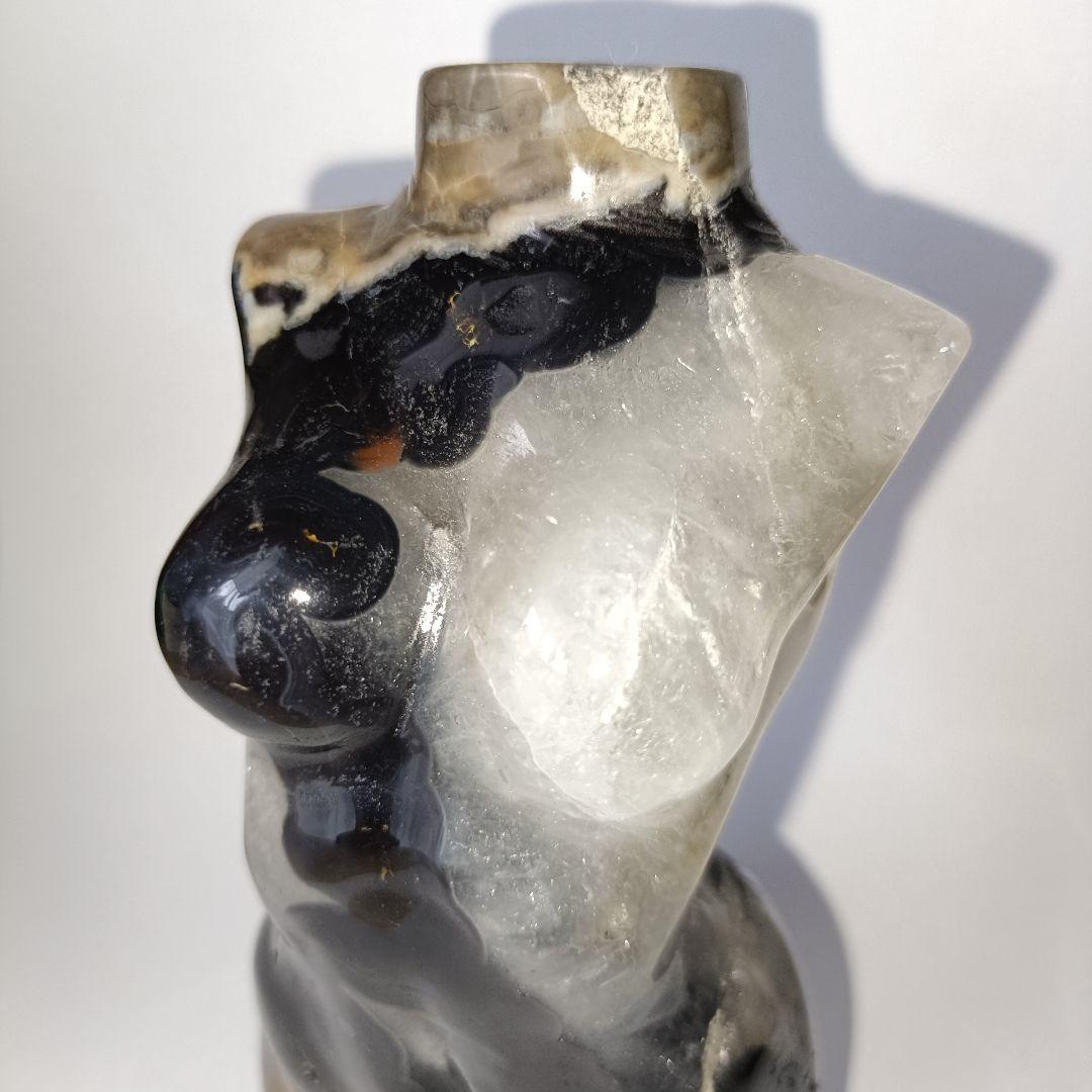 BIG　ボルケーノアゲート　火山瑪瑙　女体　モデル　裸婦像　天然石　置物