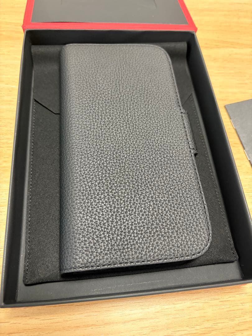 極美品BONAVENTURA 手帳型ケースブラック　iPhone16promax