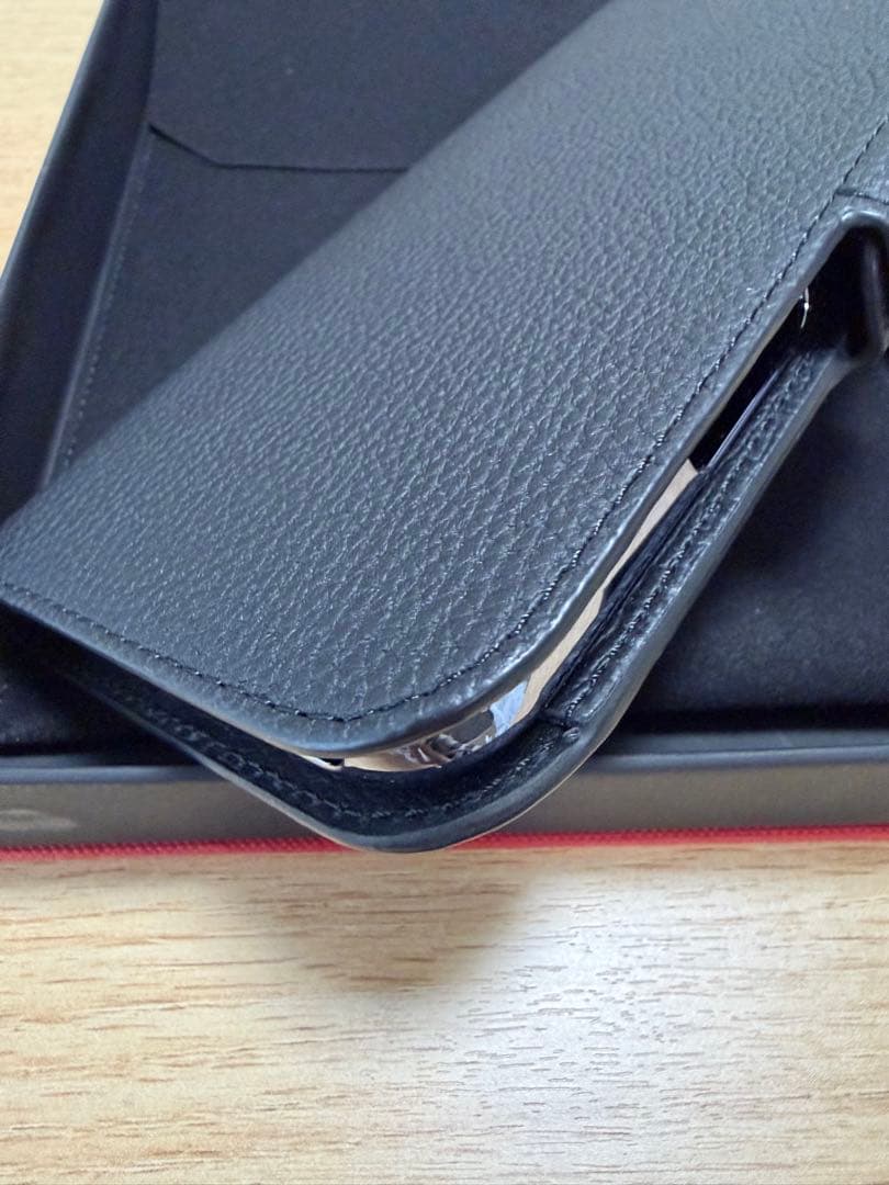 極美品BONAVENTURA 手帳型ケースブラック　iPhone16promax