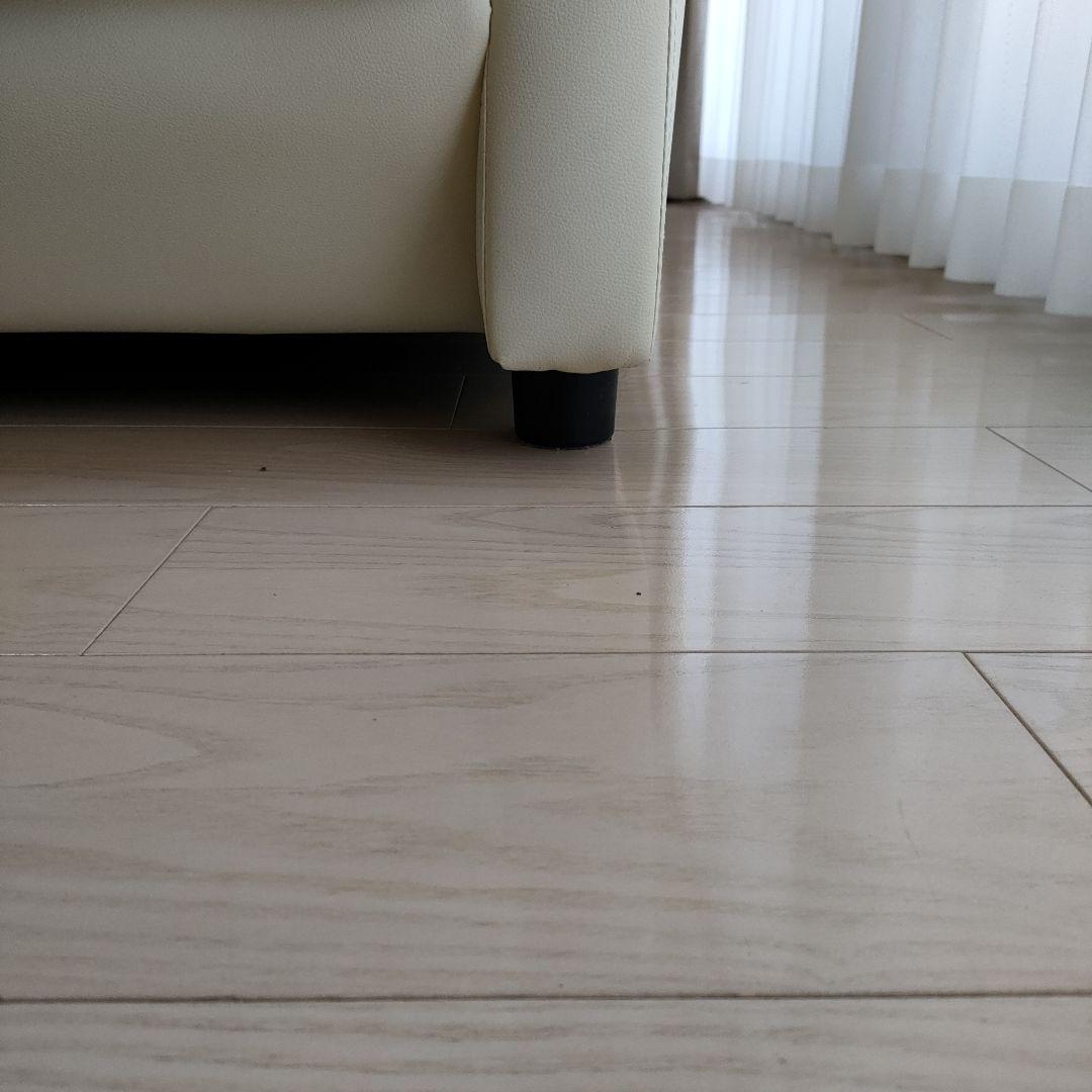 【お値下げしました！】ハイバッグソファ3人掛け2人掛け皮ソファオフホワイト