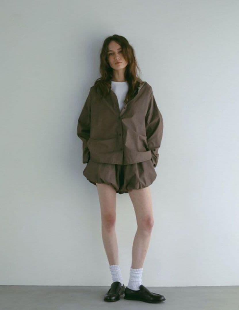 新品タグ付き　エトレトウキョウ　ストライプバルーンショートパンツ　　Sサイズ