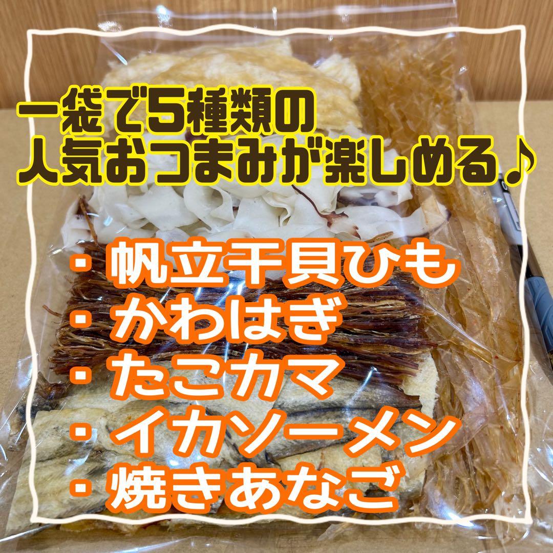 6袋セット 珍味贅沢おつまみアソート5種パック③