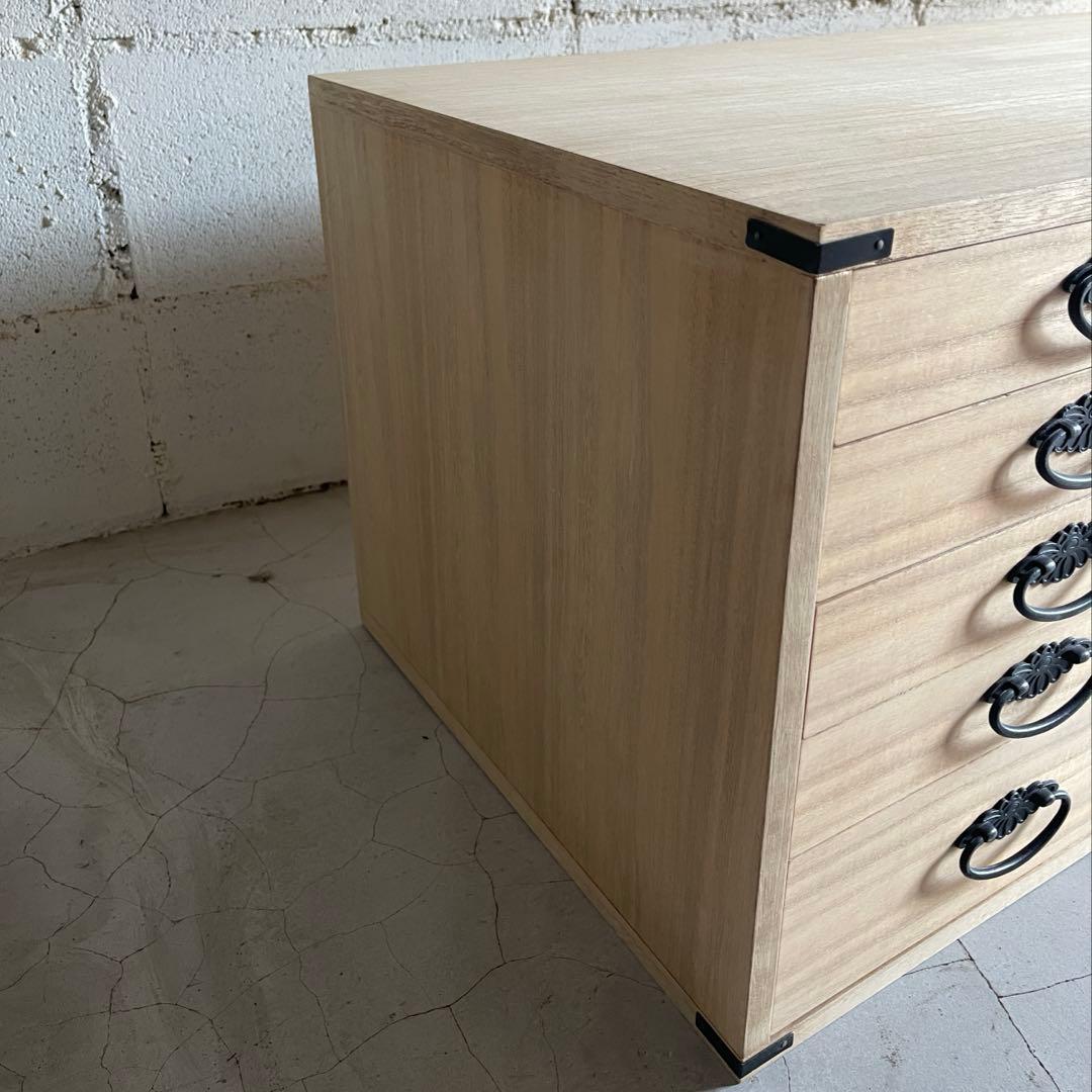 桐タンス　桐引出しタンス　5段　桐 チェスト