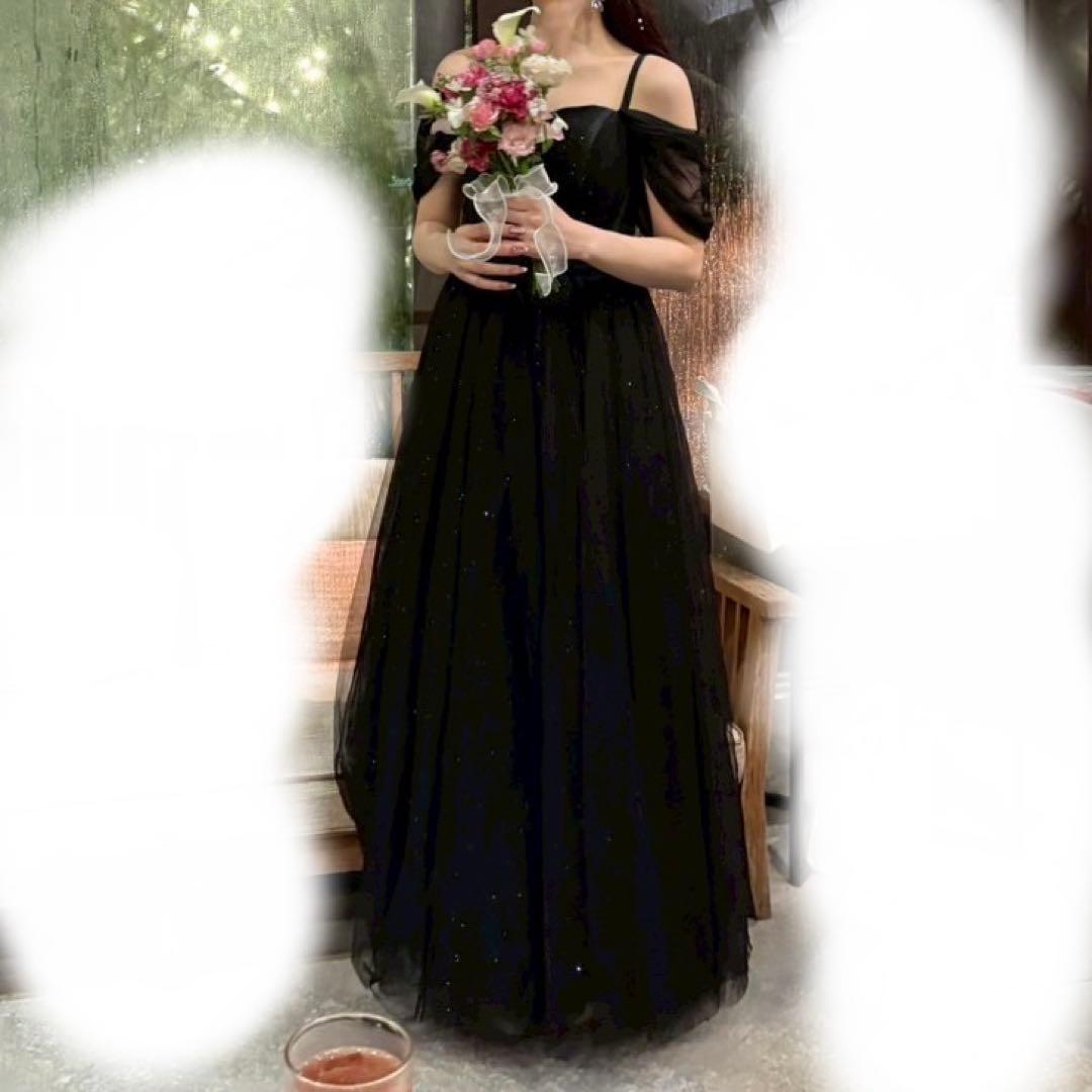 結婚式　二次会　ドレス　黒