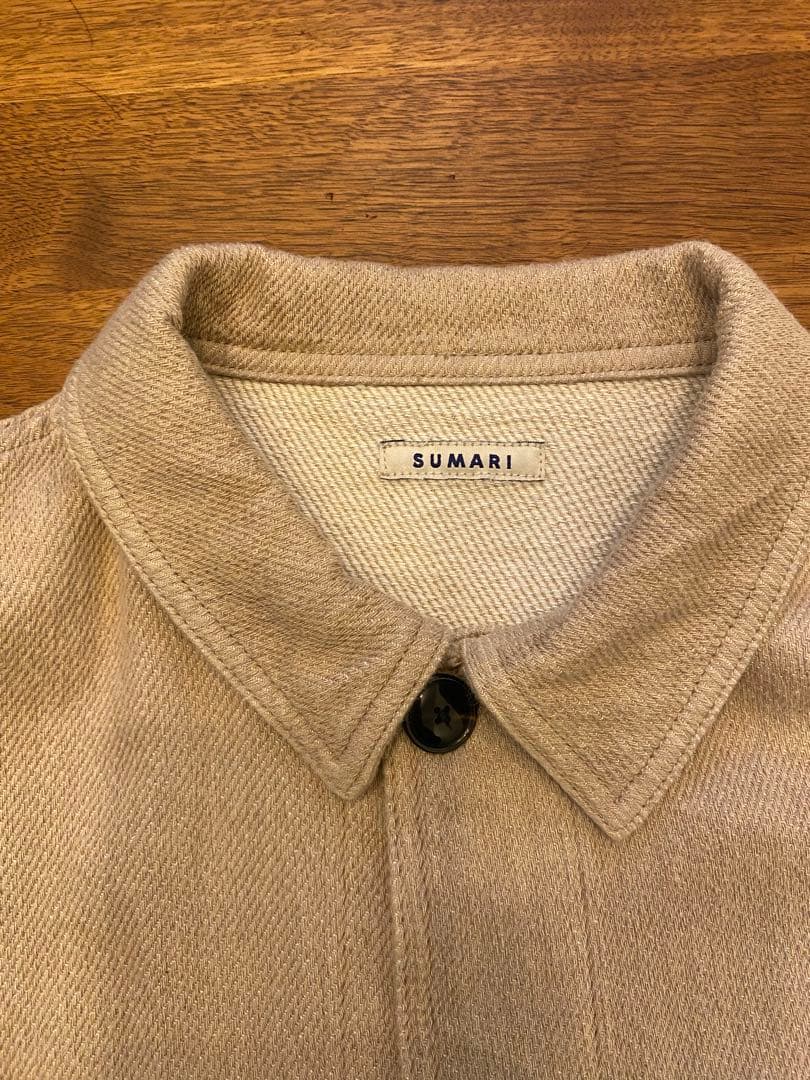 ジャケット・アウター sumari DOBBY DENIM FRENCH COVERALL