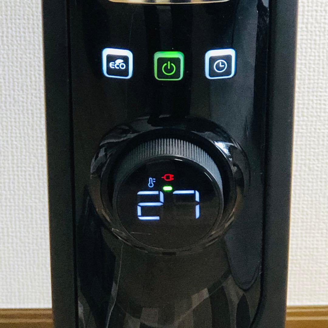 【美品】DeLonghi オイルヒーター （6-8畳）MDHS09-BK