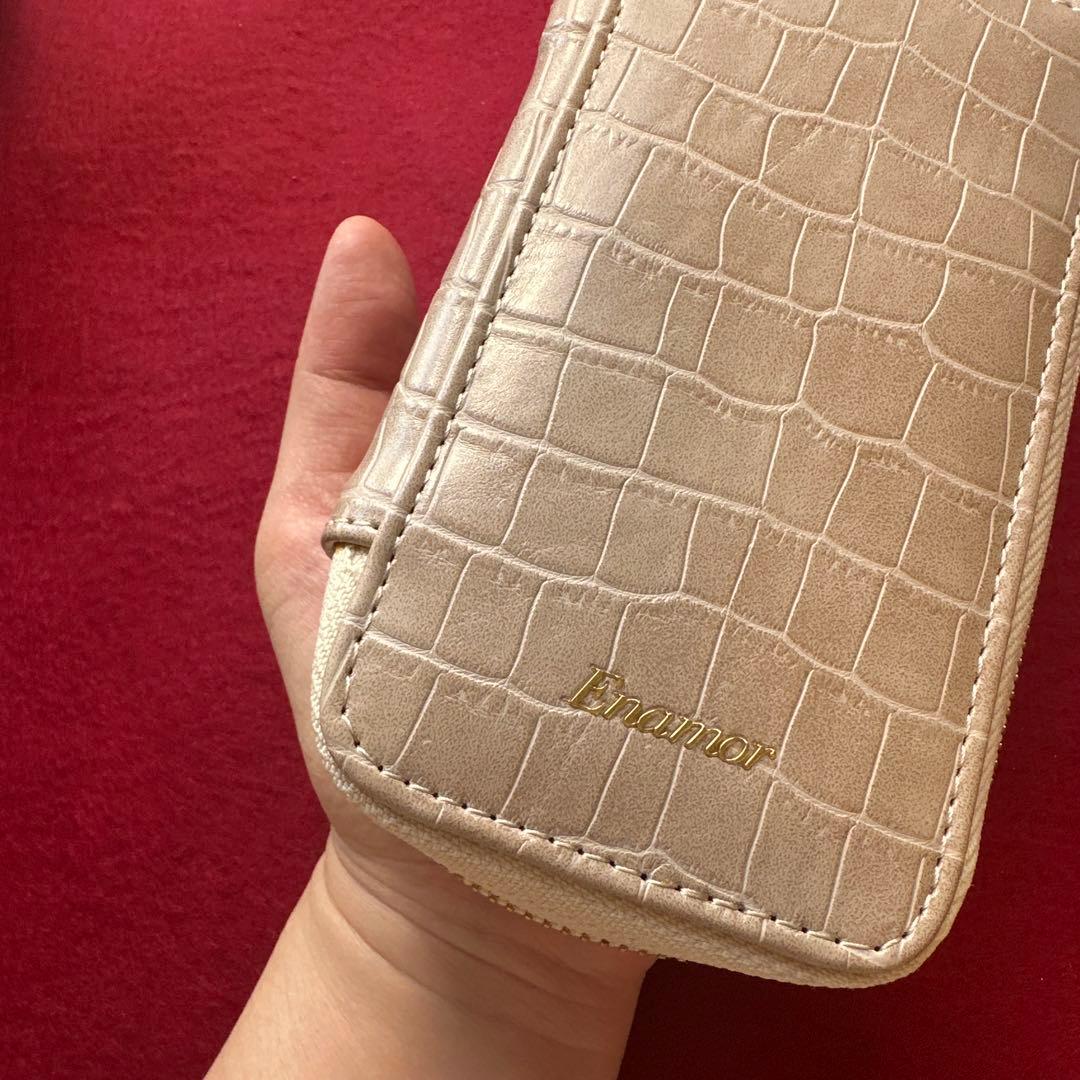 Enamorメイクブラシセット 7本 ジッパーケース付き