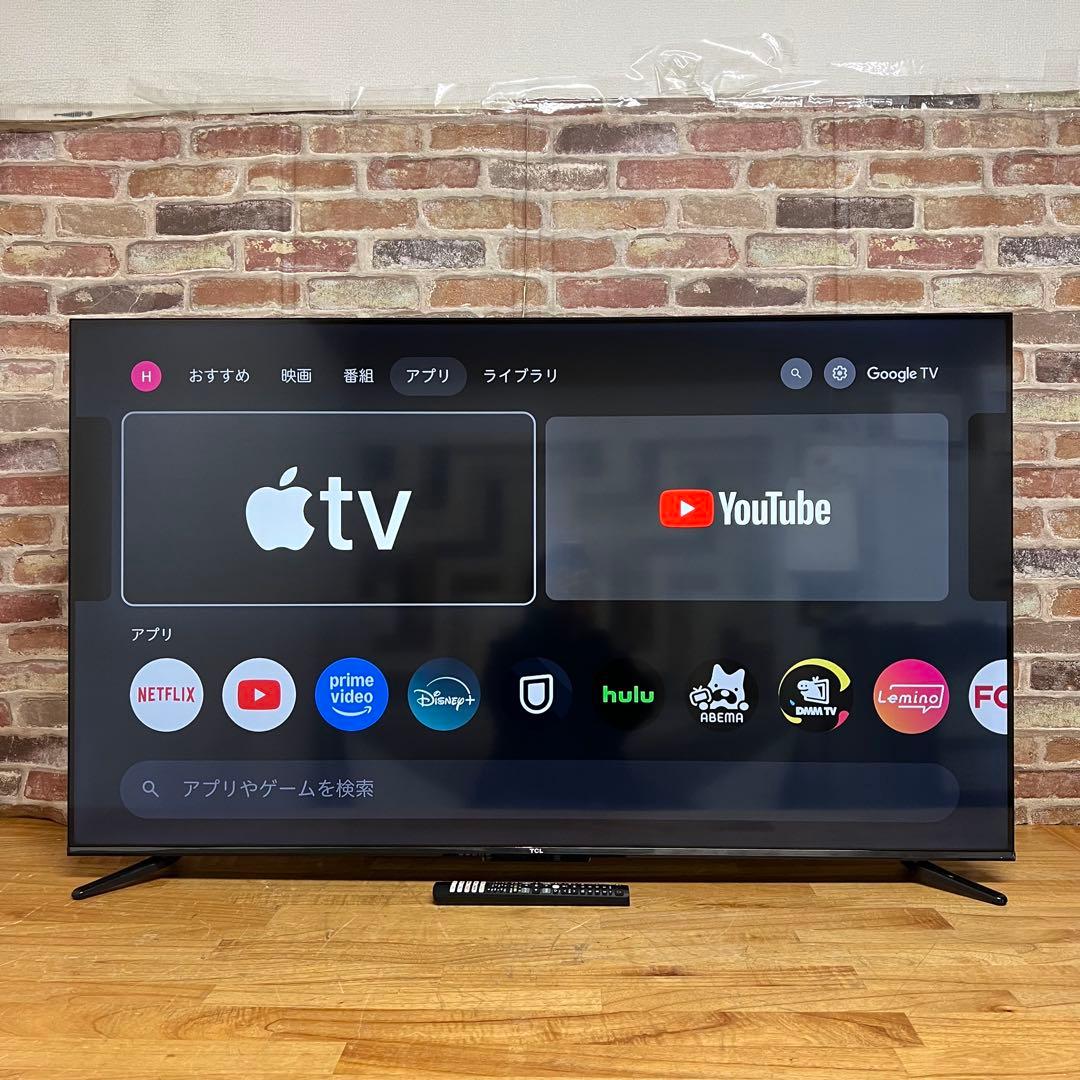 2024年製！TCL 55V型 4K 液晶テレビ Google TV 55V6B