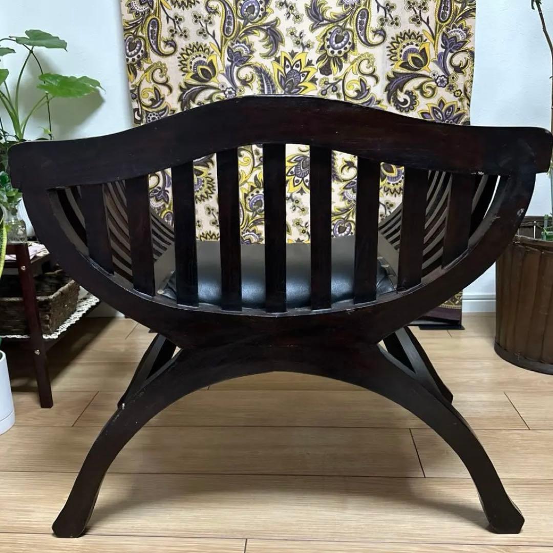 最終価格【カルティニチェア】アジアン家具／バリ家具／スツール／伝統工芸／送料込