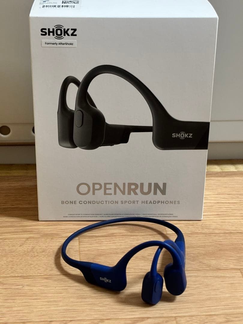 SHOKZ OPENRUN Mini 骨伝導イヤホン ブルー