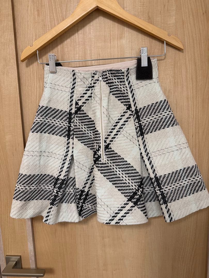 【るう】【正規品】スナイデル snidel ロービングチェックミニスカート