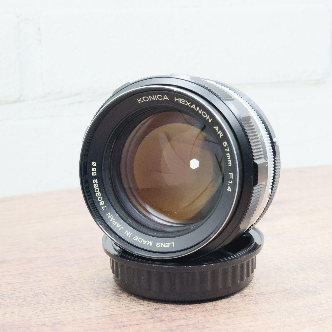 KONICA HEXANON AR 57mm F1.4 後期型 【良品】