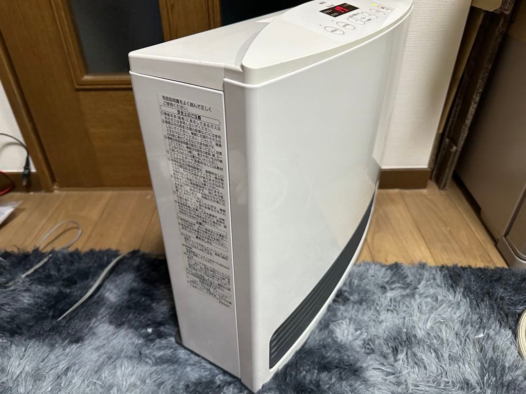 ②ノーリツ　ガスファンヒーター GFH-4003S都市ガス用　ホース付1週間保証