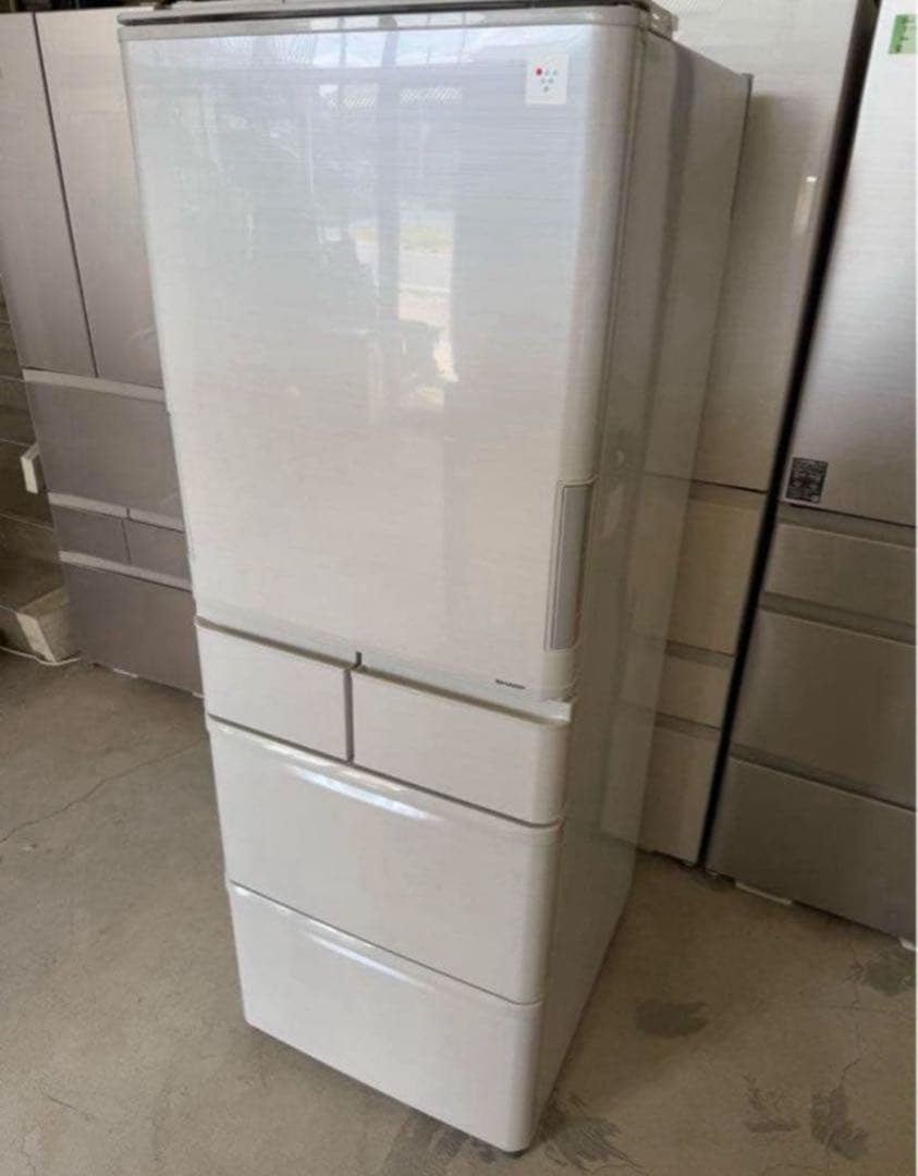 2014年式 384L シャープ 冷蔵庫 SJ-PW38Y-S