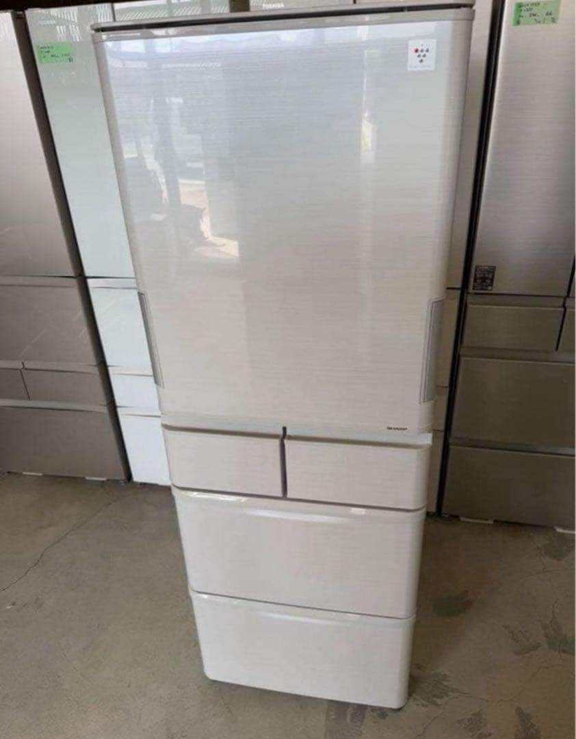 2014年式 384L シャープ 冷蔵庫 SJ-PW38Y-S