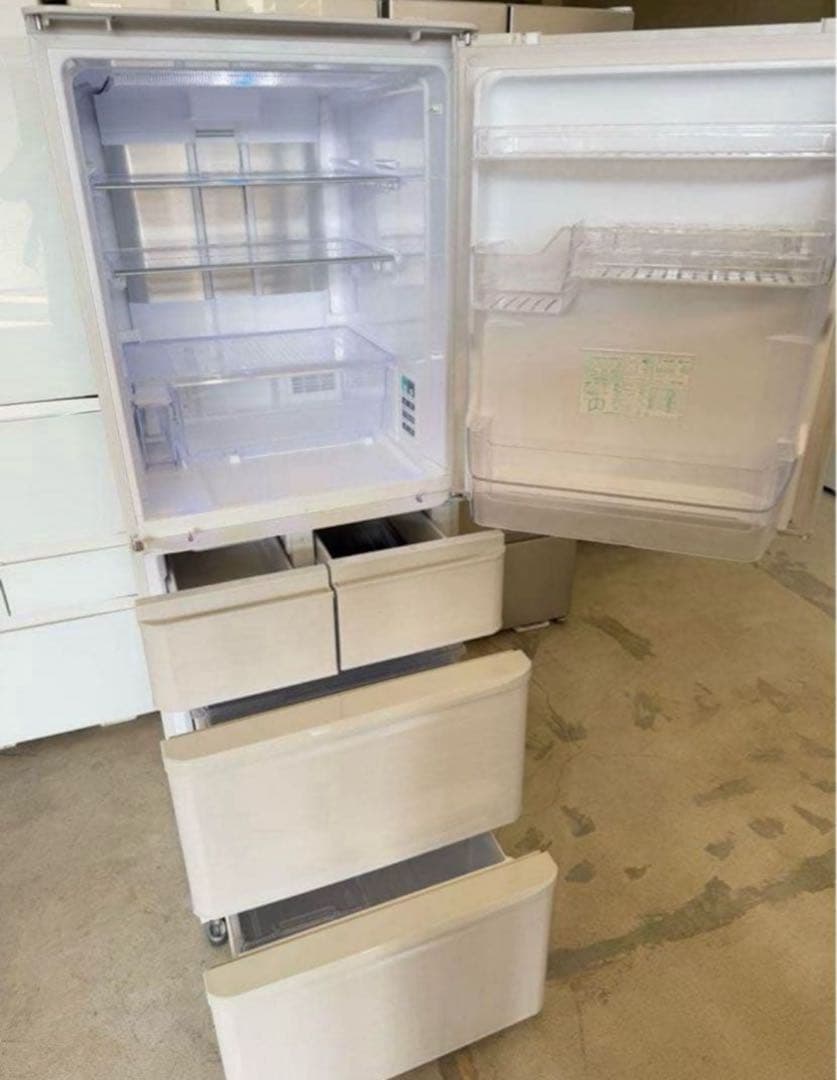 2014年式 384L シャープ 冷蔵庫 SJ-PW38Y-S