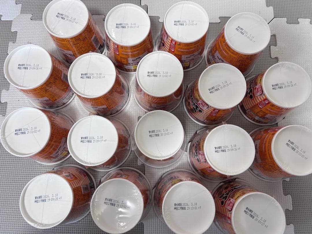 ネバーギヴアッパー　カップラーメン　まとめ売り