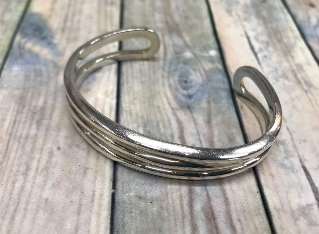 Tiffany ティファニー オープンダイアゴナル ワイドバングル　5201