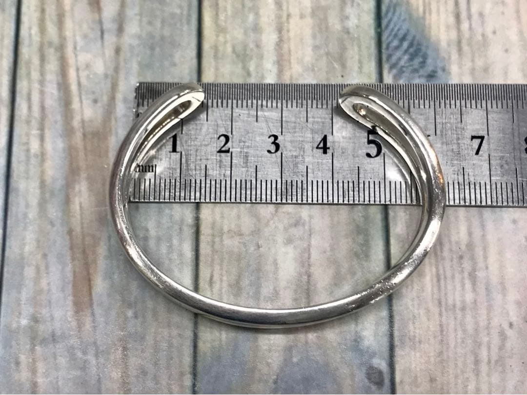 Tiffany ティファニー オープンダイアゴナル ワイドバングル　5201