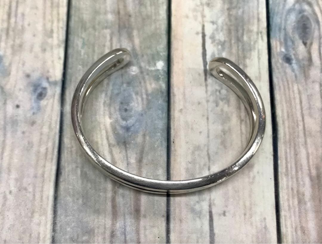 Tiffany ティファニー オープンダイアゴナル ワイドバングル　5201