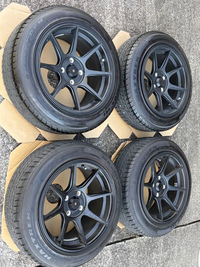 ステルスレーシングSPEC-01 タイヤホイール付　15インチ4穴PCD100