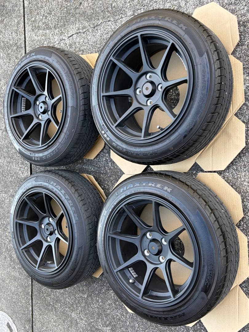 ステルスレーシングSPEC-01 タイヤホイール付　15インチ4穴PCD100