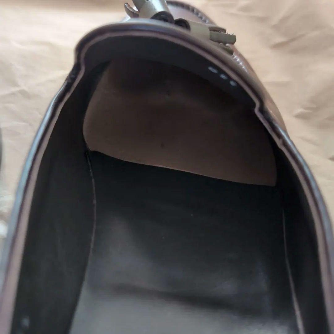 ブラウンレザー タッセルローファー 三陽山長 鹿三郎 26cm