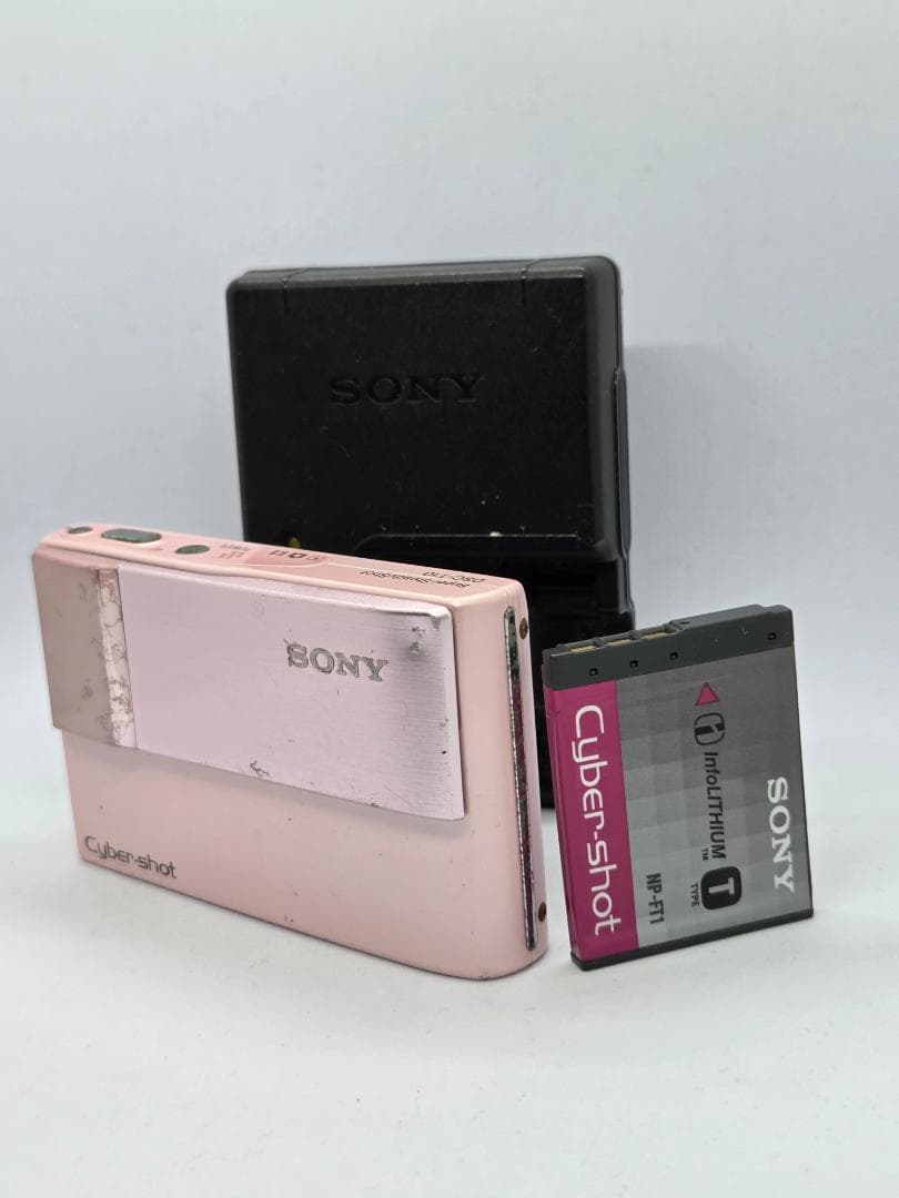 【スマホ転送OK】ソニー SONY Cyber-shot DSC-T10 ピンク