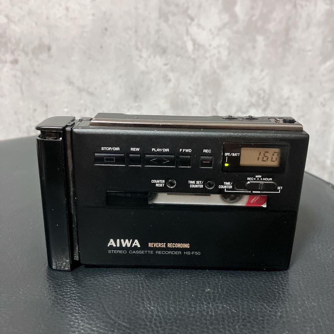 【希少】AIWA アイワ　カセットプレーヤー　HS−F50