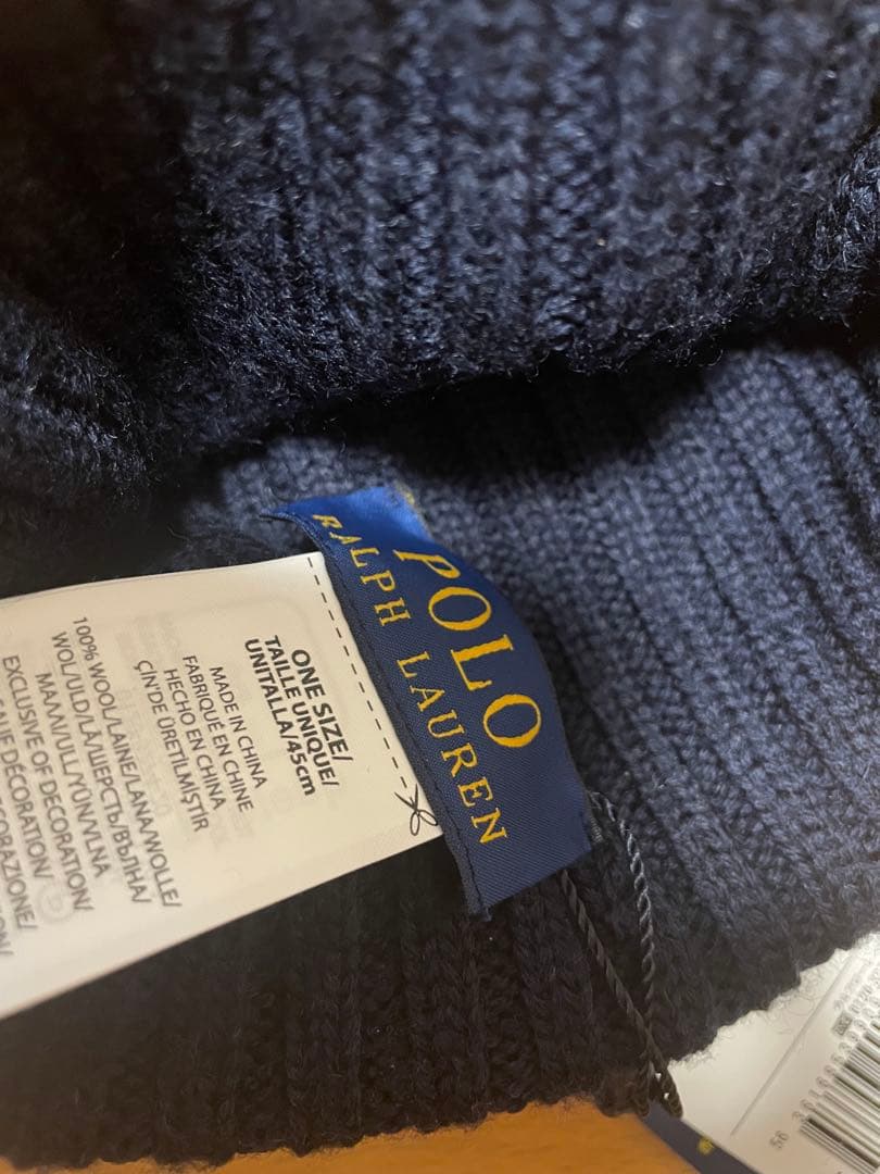 ポロラルフローレン NYニット帽