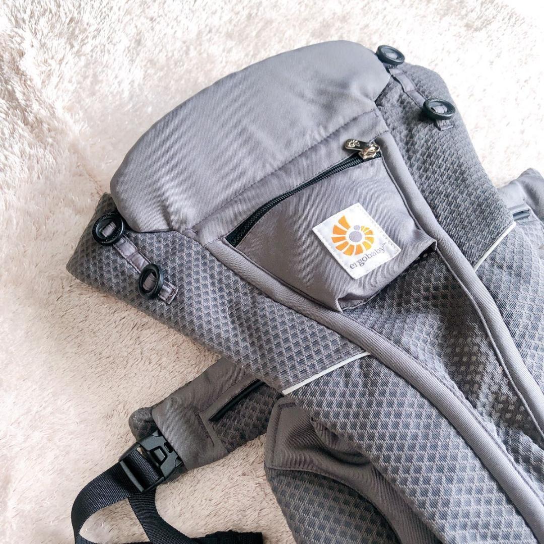 エルゴベビー オムニブリーズ ベビーキャリア 抱っこ紐 グラファイトグレー