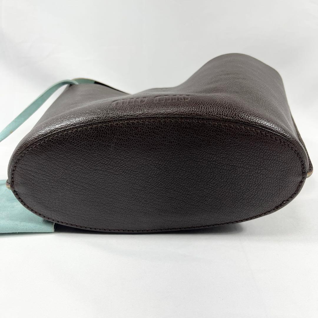 ✨ Miu Miu アーカイブ ワンショルダーバッグ オールレザー リボン