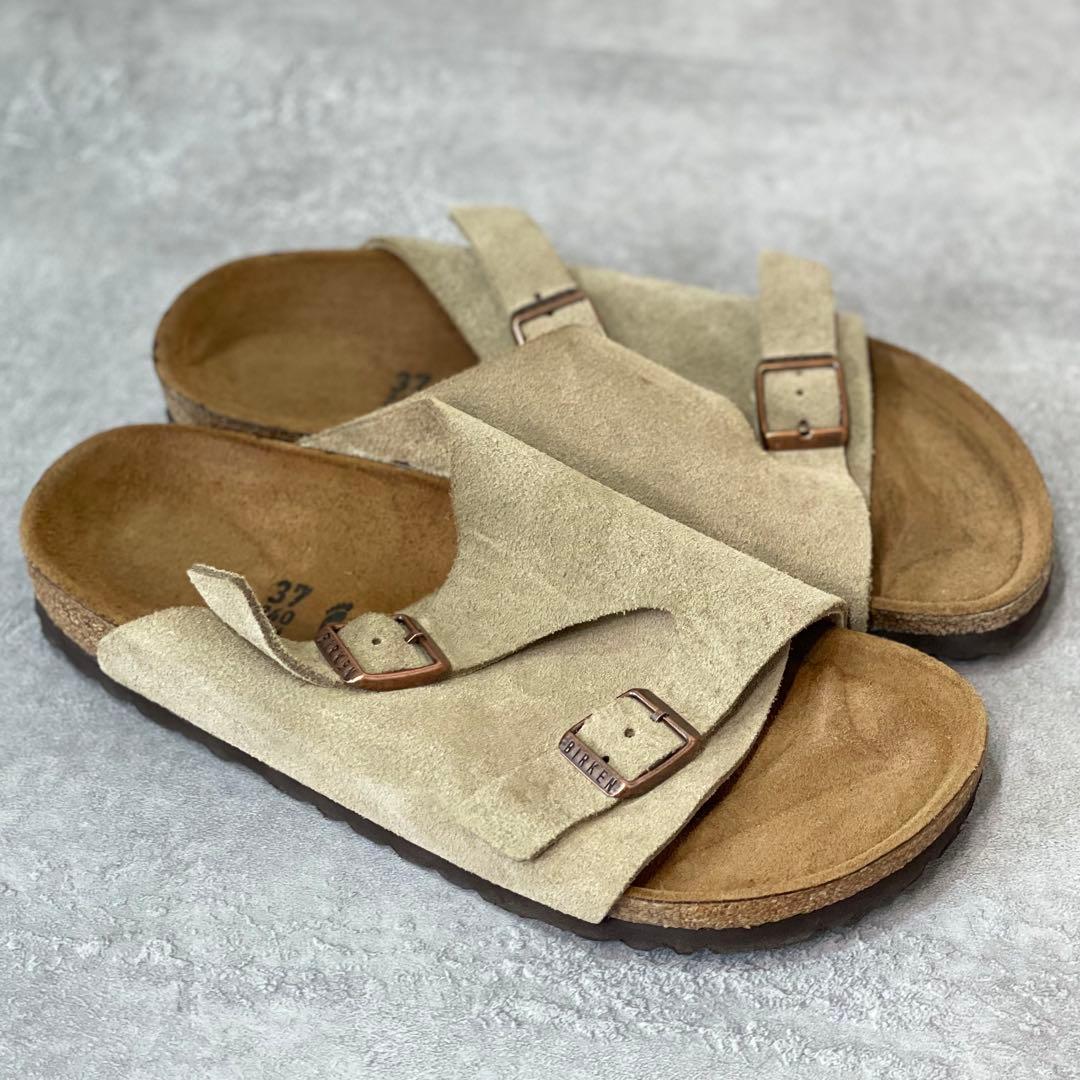 靴 BIRKENSTOCK ZURICH TAUPE SUEDE