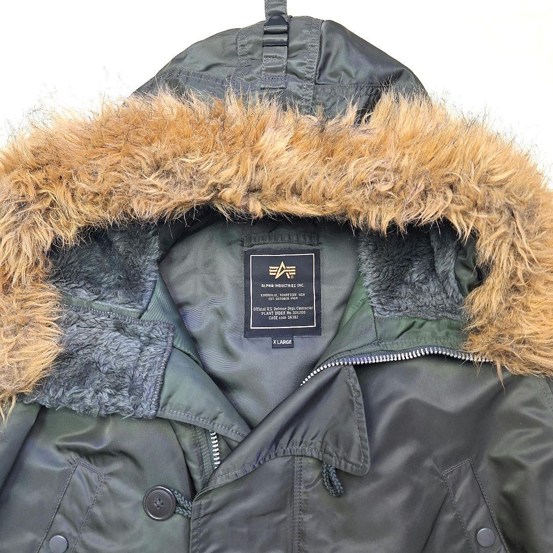 ✨アルファインダストリーズN-3B　フライトジャケットXLミリタリー