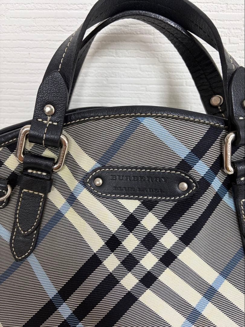 Burberry チェック柄 ハンドバッグ