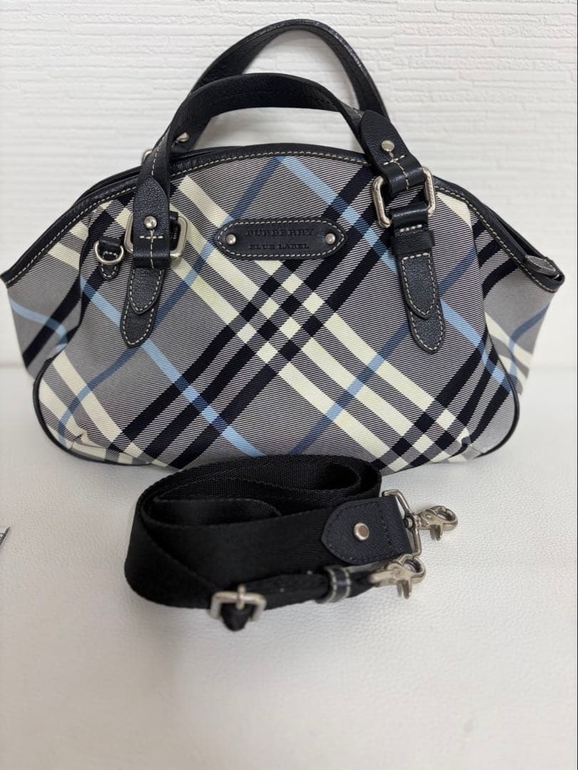 Burberry チェック柄 ハンドバッグ