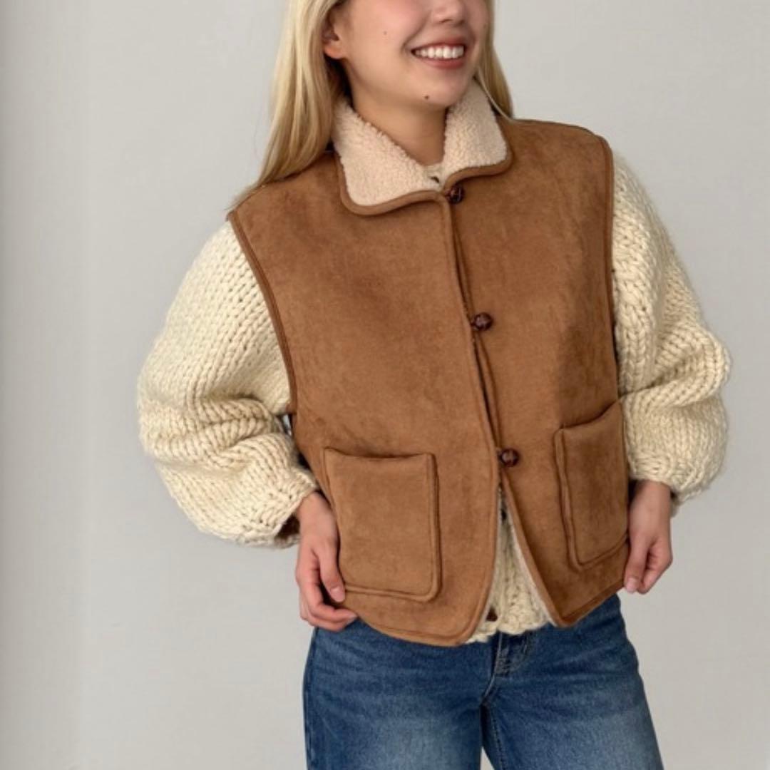 フェイクムートンベスト