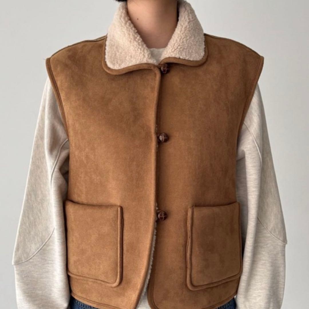 フェイクムートンベスト