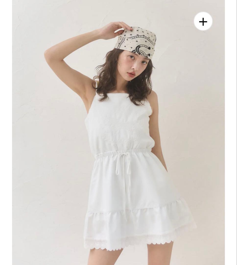 【muguet】country mini cami op