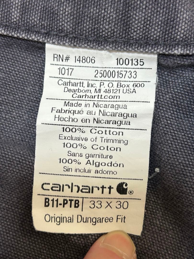 Carhartt カーハート ダック ペインターパンツ 33×30 ワークパンツ