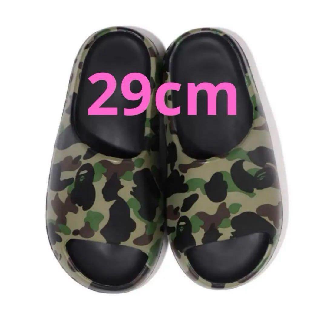 【29cm】 BAPE 1ST CAMO SLIDE SANDALS グリーン