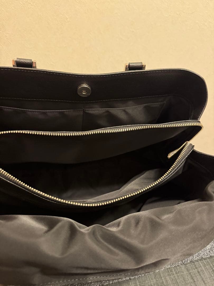 土屋鞄トートバッグ ブラックレザー HINON ヒノン ブラック ビジネスバッグ